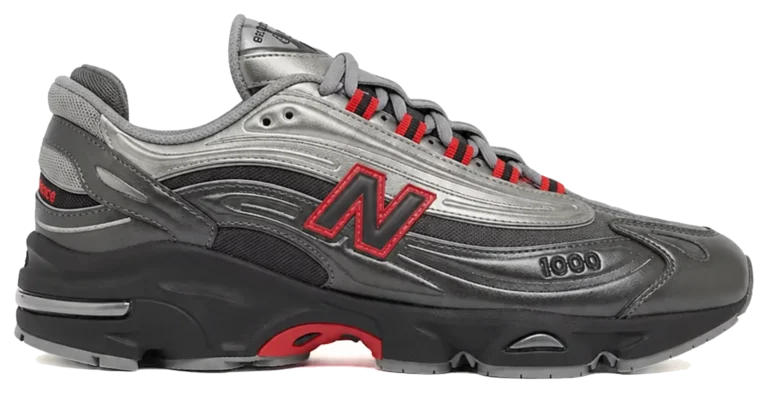 New Balance 1000 Metallic Silver Red