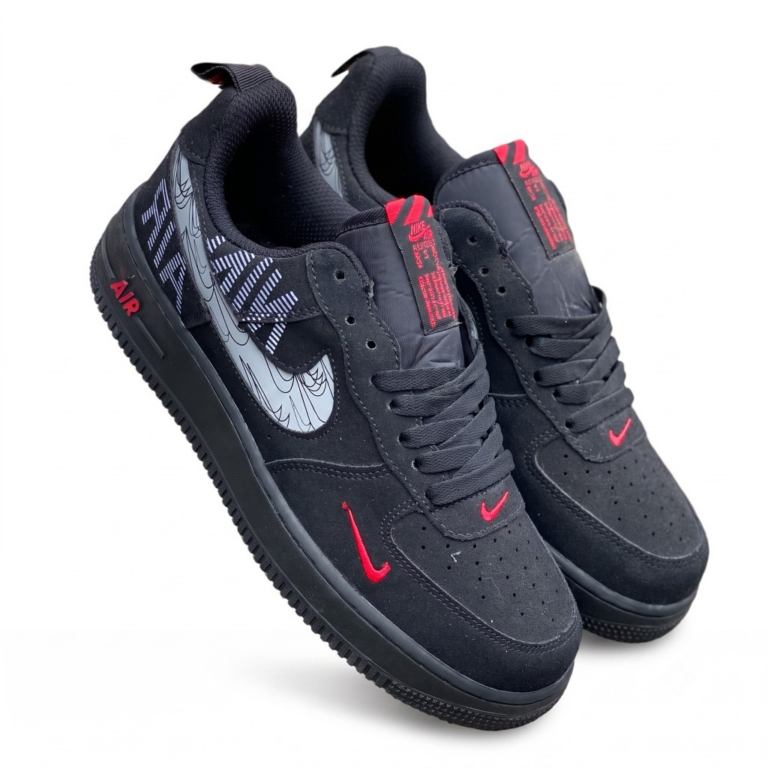 Nike Air Force 1 Low '07 LV8 (Crna / Crvena)
